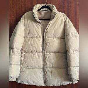 Beige Puffer Jacket